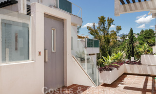 Fully refurbished luxury penthouse for sale in Scandinavian style with extensive terraces on the Golden Mile of Marbella 44266 