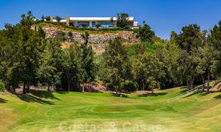 Phenomenal contemporary luxury villa for sale, directly next to the golf course with sea views in a gated golf resort in Marbella - Benahavis 43979 