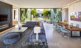 Phenomenal contemporary luxury villa for sale, directly next to the golf course with sea views in a gated golf resort in Marbella - Benahavis 43989 