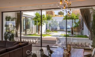 Phenomenal contemporary luxury villa for sale, directly next to the golf course with sea views in a gated golf resort in Marbella - Benahavis 43994 