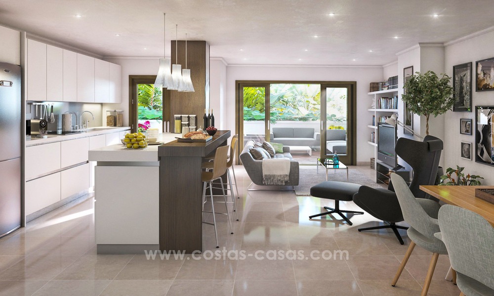 Luxury apartment for sale on the Golden Mile between central Marbella and Puerto Banus 13602