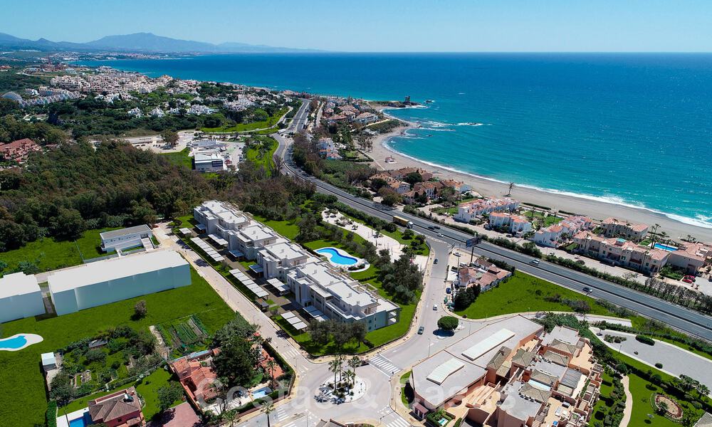 New contemporary luxury apartments for sale with sea views at walking distance to the beach in Casares, Costa del Sol 44506