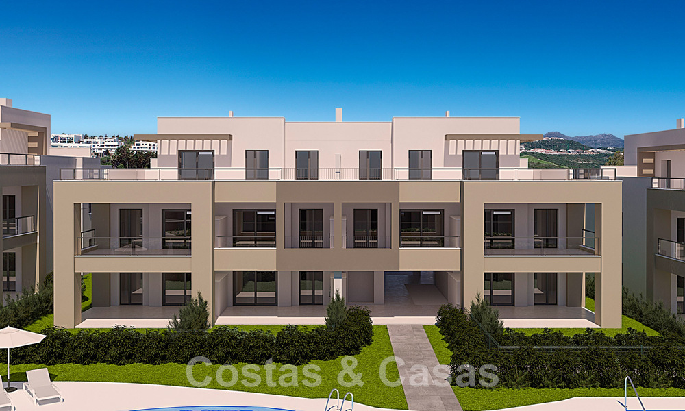 New contemporary luxury apartments for sale with sea views at walking distance to the beach in Casares, Costa del Sol 44508