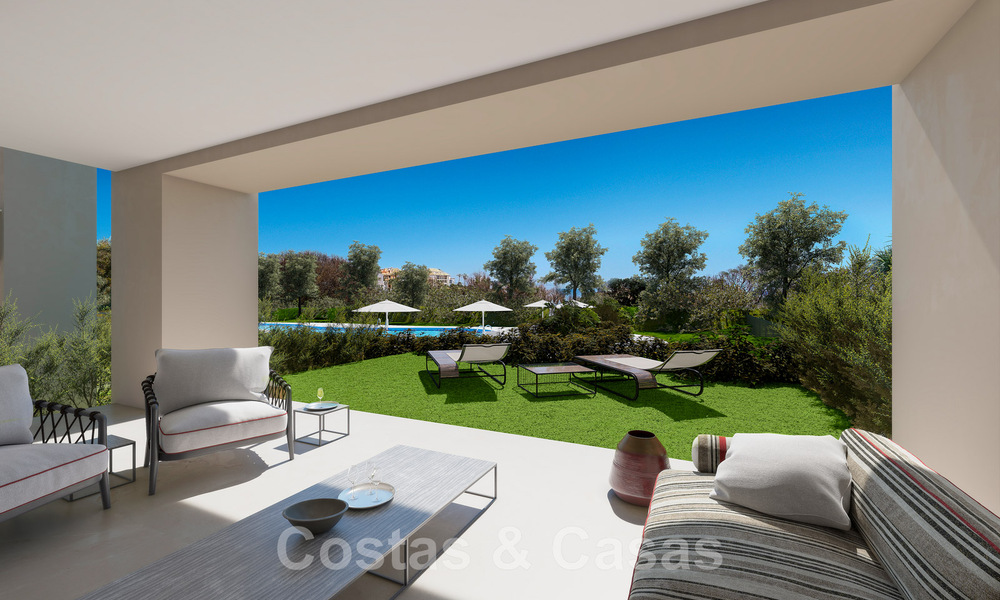 New contemporary luxury apartments for sale with sea views at walking distance to the beach in Casares, Costa del Sol 44511