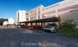 New contemporary luxury apartments for sale with sea views at walking distance to the beach in Casares, Costa del Sol 44512 
