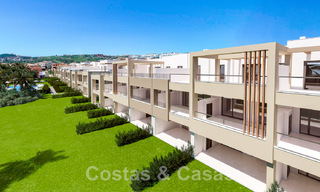 New contemporary luxury apartments for sale with sea views at walking distance to the beach in Casares, Costa del Sol 44513 