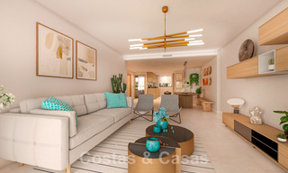 New contemporary luxury apartments for sale with sea views at walking distance to the beach in Casares, Costa del Sol 44519 