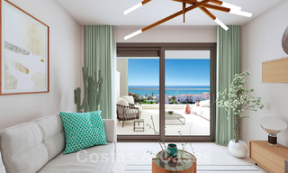 New contemporary luxury apartments for sale with sea views at walking distance to the beach in Casares, Costa del Sol 44523 