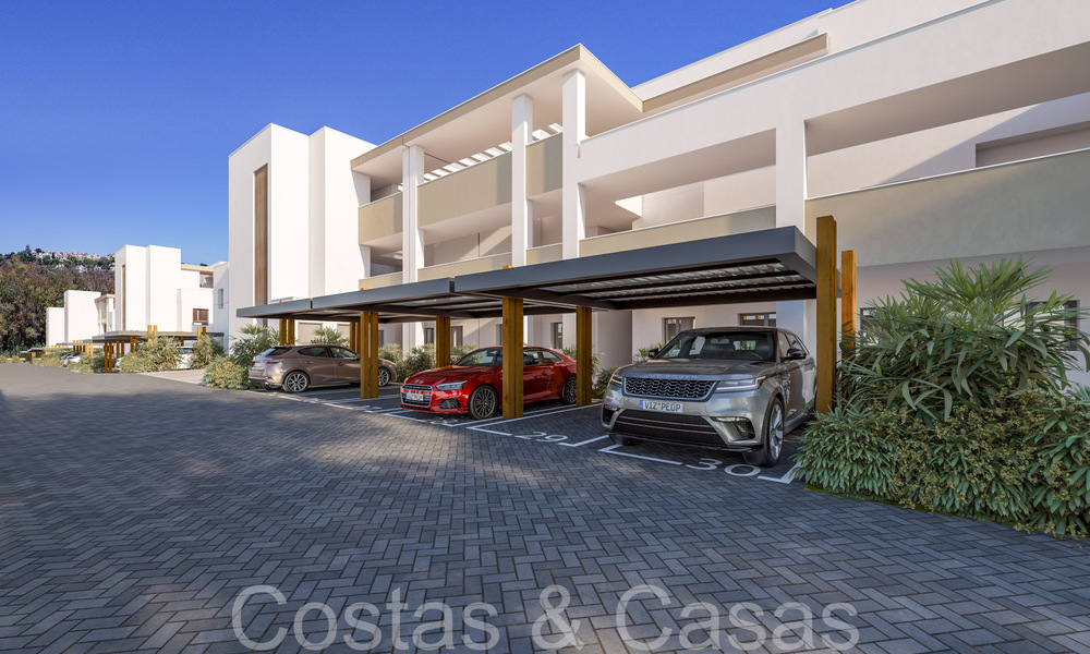 New contemporary luxury apartments for sale with sea views at walking distance to the beach in Casares, Costa del Sol 66733