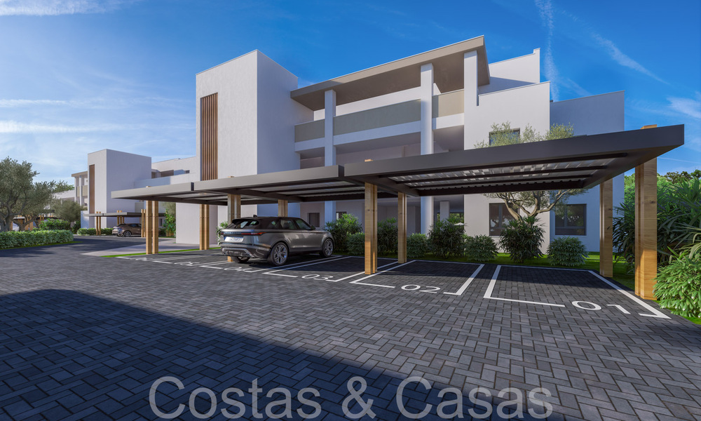 New contemporary luxury apartments for sale with sea views at walking distance to the beach in Casares, Costa del Sol 66734
