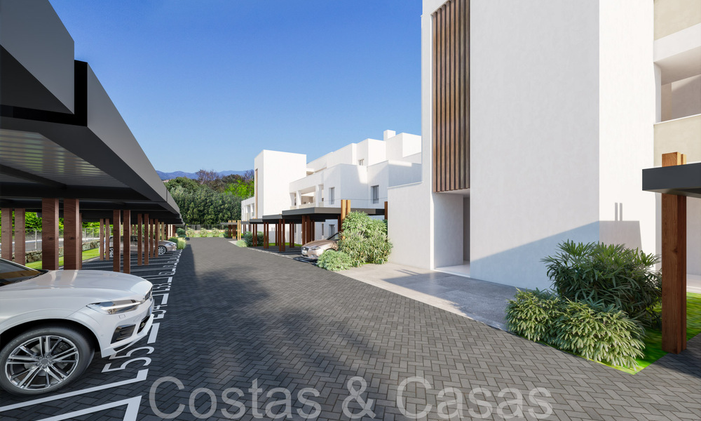 New contemporary luxury apartments for sale with sea views at walking distance to the beach in Casares, Costa del Sol 66735