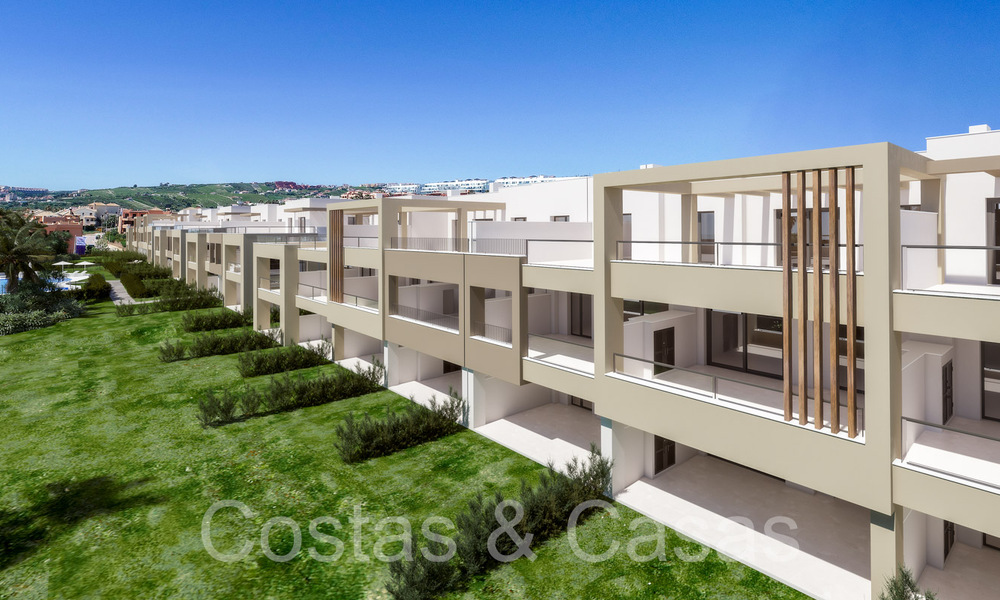 New contemporary luxury apartments for sale with sea views at walking distance to the beach in Casares, Costa del Sol 66737