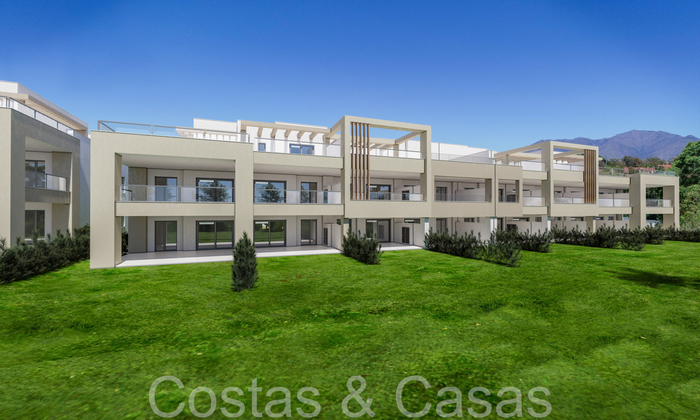 New contemporary luxury apartments for sale with sea views at walking distance to the beach in Casares, Costa del Sol 66738