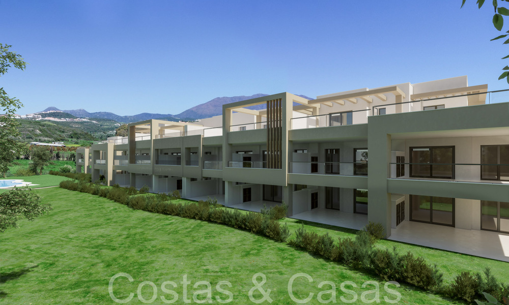 New contemporary luxury apartments for sale with sea views at walking distance to the beach in Casares, Costa del Sol 66740