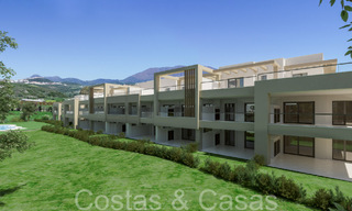 New contemporary luxury apartments for sale with sea views at walking distance to the beach in Casares, Costa del Sol 66740 