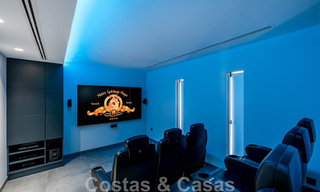 Avant-garde beach villa in a sleek modern style for sale, frontline beach in Mijas Costa, Costa del Sol 44438 