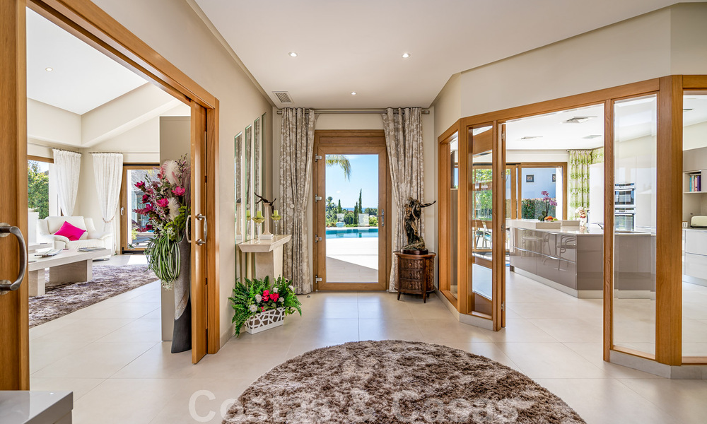 Characterful villa for sale in a contemporary Andalusian architecture, surrounded by golf courses in a 5 star golf resort in Marbella - Benahavis 44877