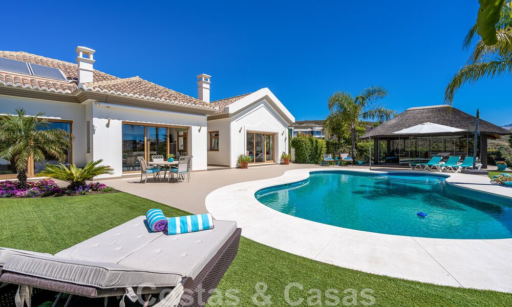Characterful villa for sale in a contemporary Andalusian architecture, surrounded by golf courses in a 5 star golf resort in Marbella - Benahavis 44890