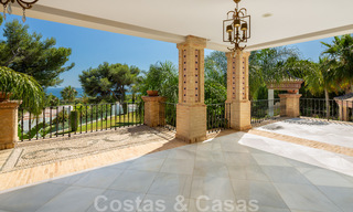 Majestic, high-end luxury villa for sale with panoramic sea views in a gated community on the Golden Mile of Marbella 44759 