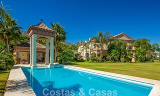 Majestic, high-end luxury villa for sale with panoramic sea views in a gated community on the Golden Mile of Marbella 44764 