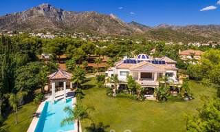 Majestic, high-end luxury villa for sale with panoramic sea views in a gated community on the Golden Mile of Marbella 44776 