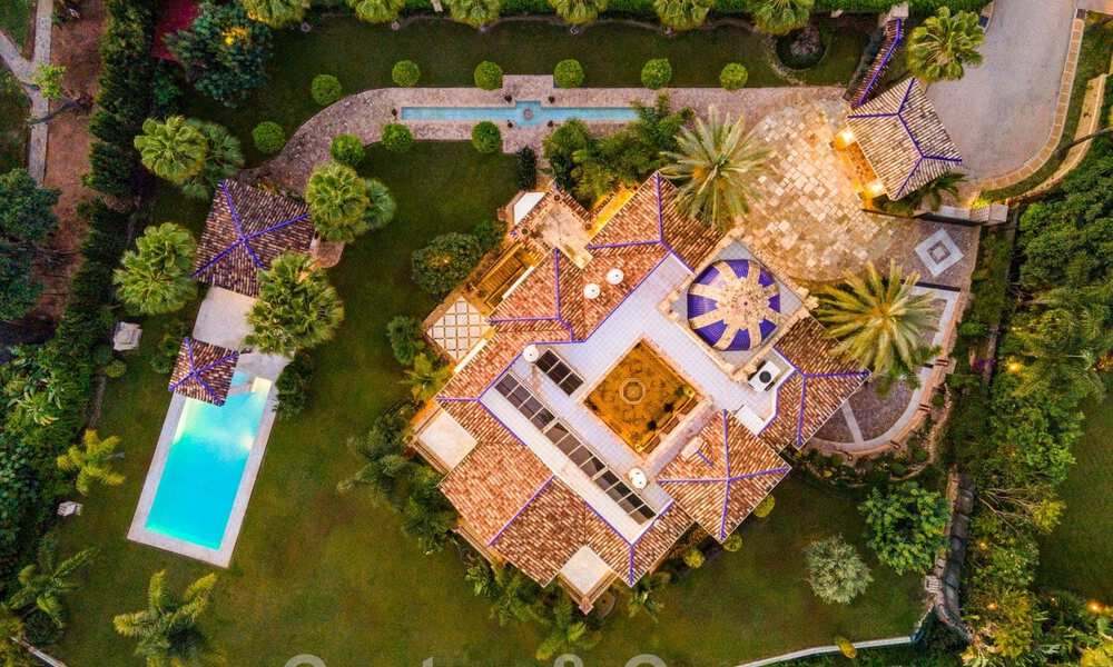 Majestic, high-end luxury villa for sale with panoramic sea views in a gated community on the Golden Mile of Marbella 44789