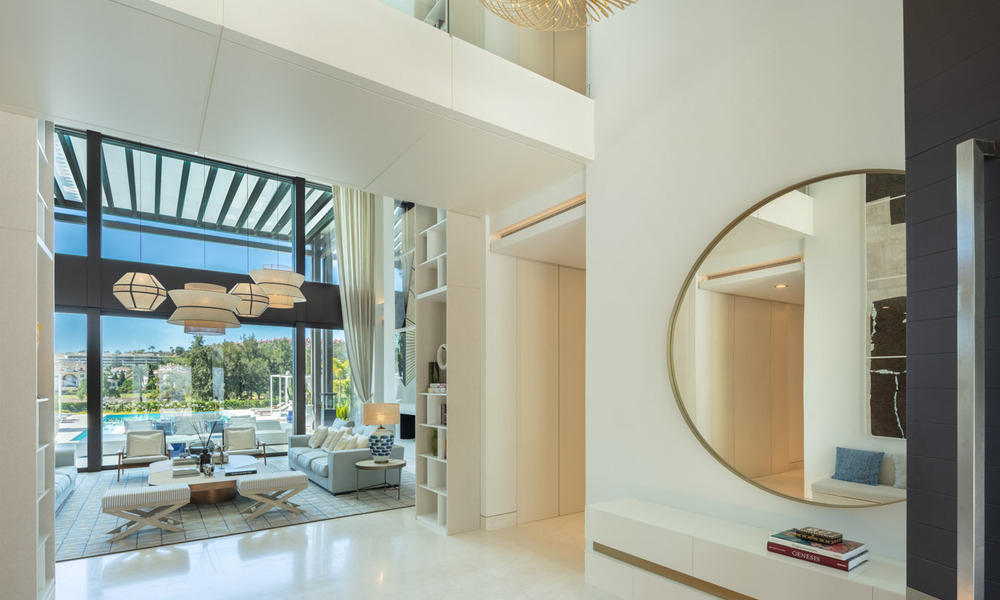 Exclusive, prestigious designer villa for sale, located frontline golf in the heart of Nueva Andalucia in Marbella 44802