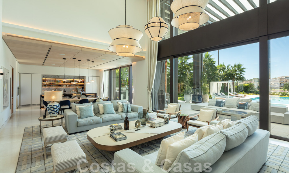 Exclusive, prestigious designer villa for sale, located frontline golf in the heart of Nueva Andalucia in Marbella 44804
