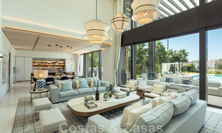 Exclusive, prestigious designer villa for sale, located frontline golf in the heart of Nueva Andalucia in Marbella 44804 