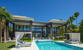 Exclusive, prestigious designer villa for sale, located frontline golf in the heart of Nueva Andalucia in Marbella 44809 