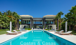 Exclusive, prestigious designer villa for sale, located frontline golf in the heart of Nueva Andalucia in Marbella 44810 