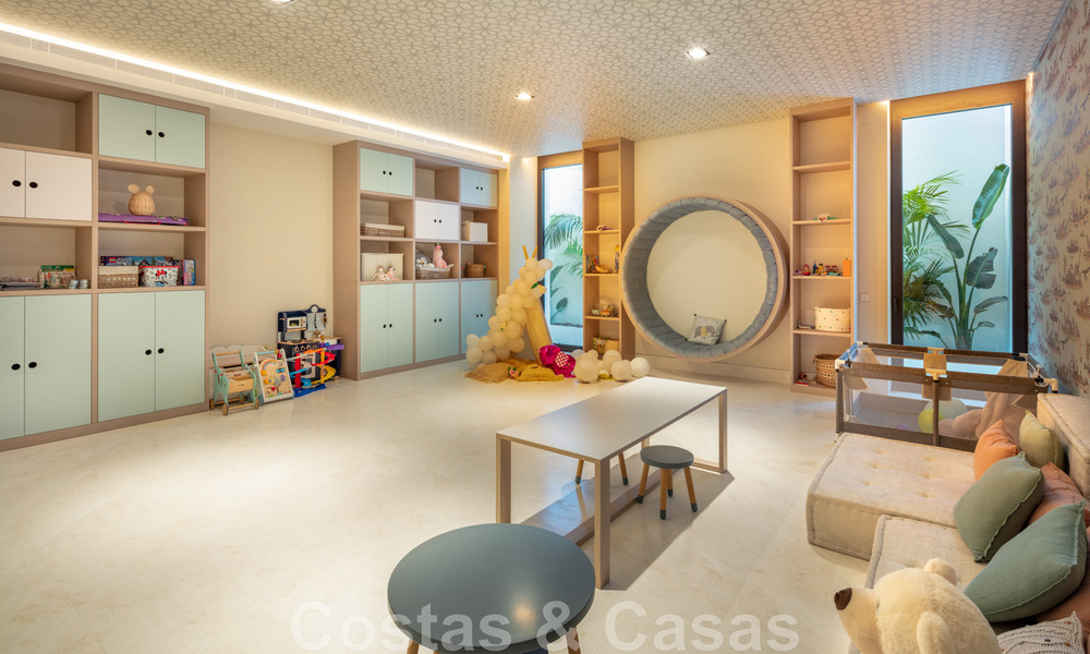 Exclusive, prestigious designer villa for sale, located frontline golf in the heart of Nueva Andalucia in Marbella 44812