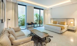 Exclusive, prestigious designer villa for sale, located frontline golf in the heart of Nueva Andalucia in Marbella 44813 