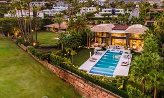 Exclusive, prestigious designer villa for sale, located frontline golf in the heart of Nueva Andalucia in Marbella 44815 