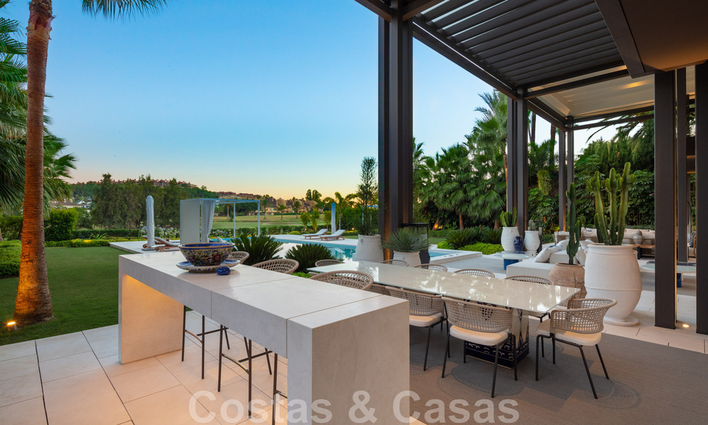 Exclusive, prestigious designer villa for sale, located frontline golf in the heart of Nueva Andalucia in Marbella 44816