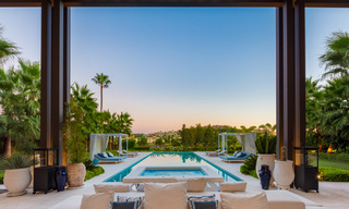 Exclusive, prestigious designer villa for sale, located frontline golf in the heart of Nueva Andalucia in Marbella 44817 
