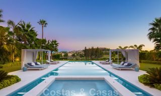 Exclusive, prestigious designer villa for sale, located frontline golf in the heart of Nueva Andalucia in Marbella 44818 