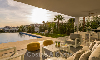 Turnkey, modern villa for sale, frontline golf with stunning sea views in East Marbella. Ready to move in 44990 