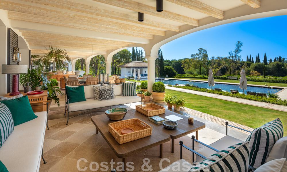 Masterful designer villa for sale in one of the most desirable areas on Marbella's Golden Mile with sea views 45955