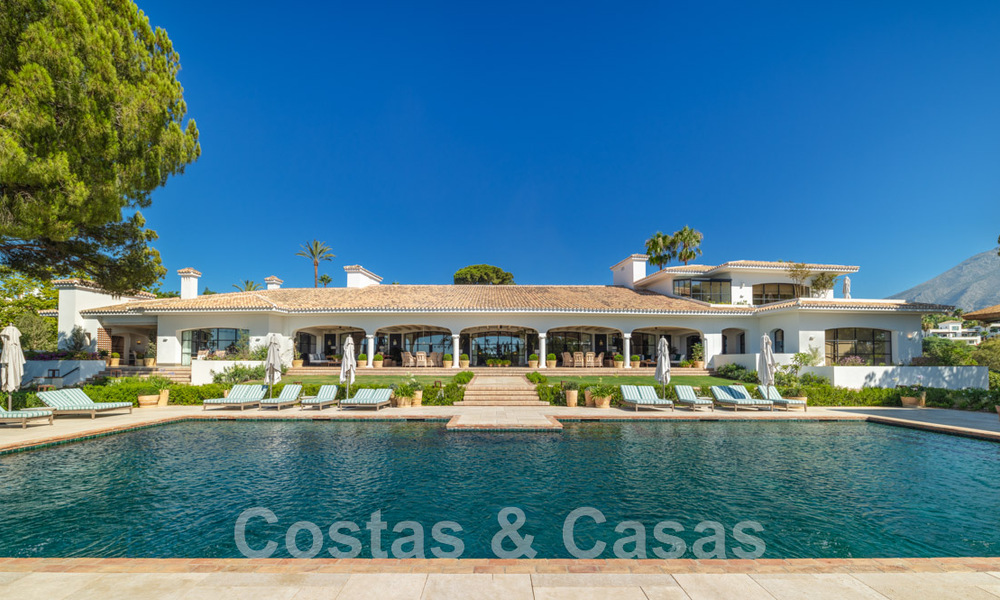 Masterful designer villa for sale in one of the most desirable areas on Marbella's Golden Mile with sea views 45958