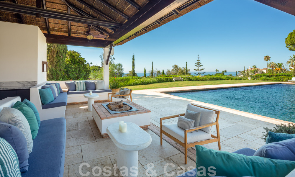 Masterful designer villa for sale in one of the most desirable areas on Marbella's Golden Mile with sea views 45960