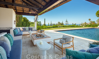 Masterful designer villa for sale in one of the most desirable areas on Marbella's Golden Mile with sea views 45960 