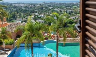 Modern renovated duplex penthouse, with panoramic sea views in a 24h security complex in Nueva Andalucia, Marbella 45364 