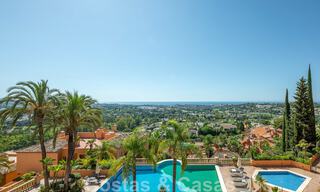 Modern renovated duplex penthouse, with panoramic sea views in a 24h security complex in Nueva Andalucia, Marbella 45365 