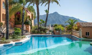 Modern renovated duplex penthouse, with panoramic sea views in a 24h security complex in Nueva Andalucia, Marbella 45366 