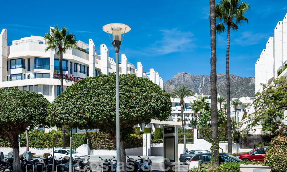 Fantastic apartment for sale with spacious terrace and private pool, second-line beach in Marbella centre 44954
