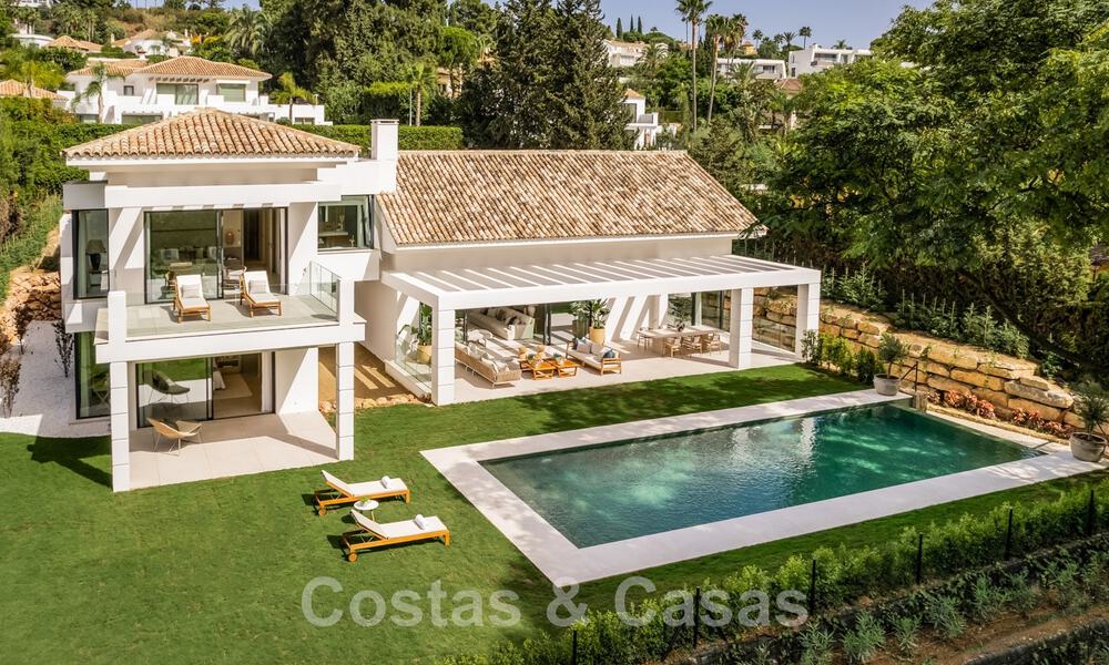 Spanish designer villa for sale, steps from golf course in Marbella - Benahavis 45471