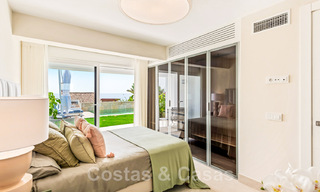 Contemporary, fully refurbished villa for sale, with open sea views located in a beachside urbanisation of Estepona 45022 