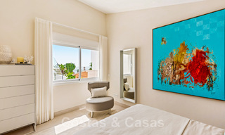 Contemporary, fully refurbished villa for sale, with open sea views located in a beachside urbanisation of Estepona 45028 