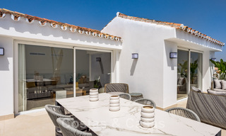 Contemporary, fully refurbished villa for sale, with open sea views located in a beachside urbanisation of Estepona 45050 